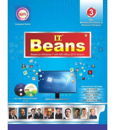 I.T Beans Class 3 Based on Windows 7 with MS Office 2010 Version Class-3 - SchoolChamp.net